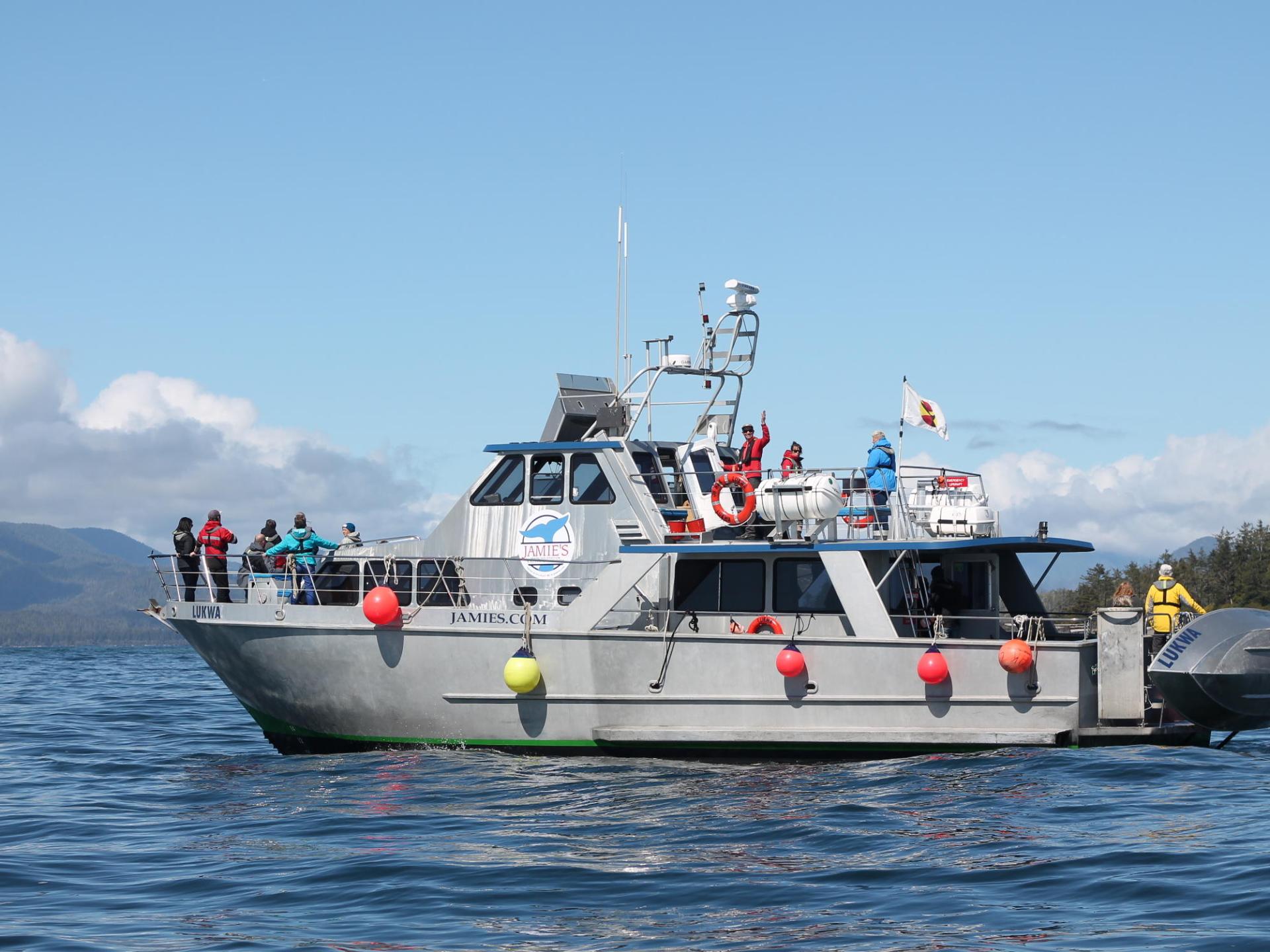 a boat that is floating in the water