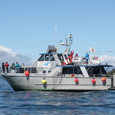 a boat that is floating in the water