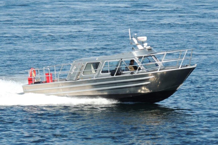 Eagle 44 vessel in water near Tofino